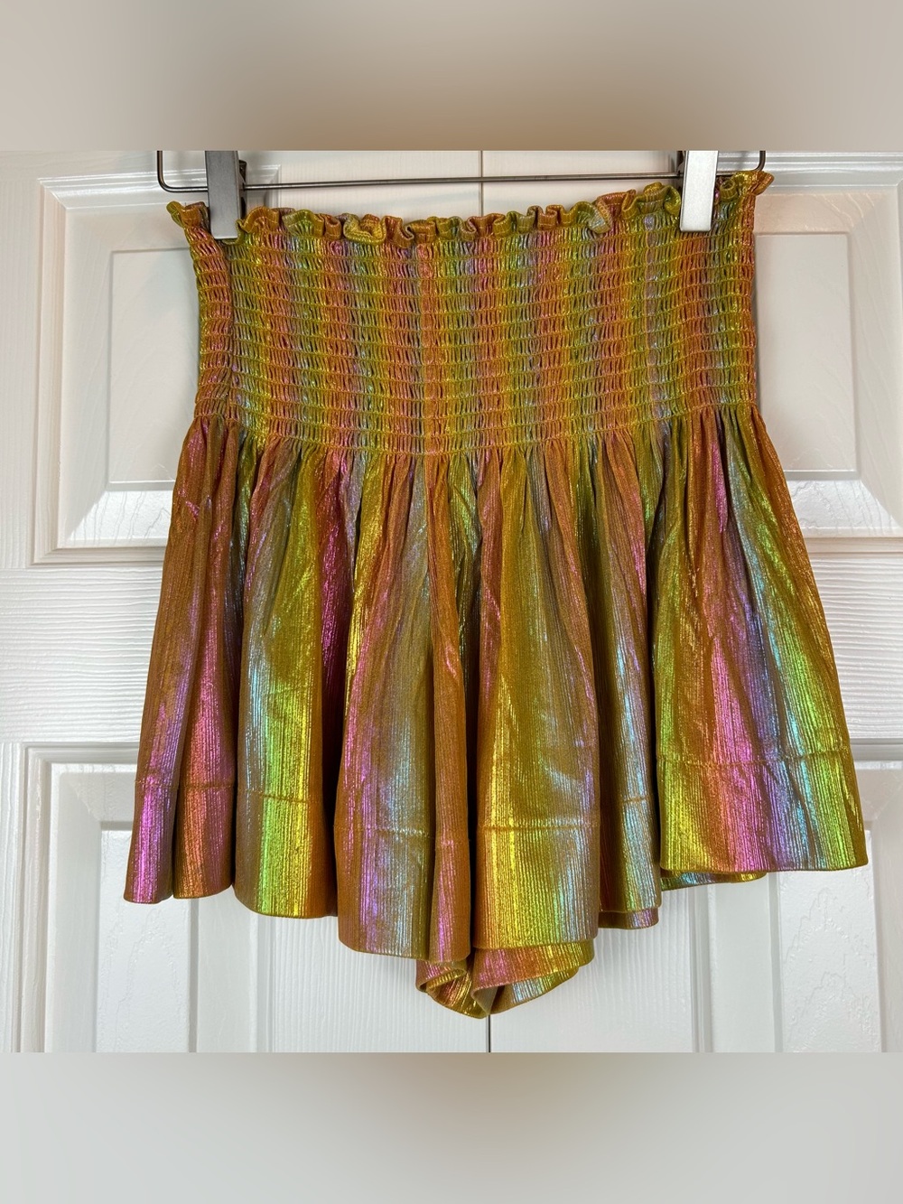 Queen Of Sparkles Rainbow Swing Shorts